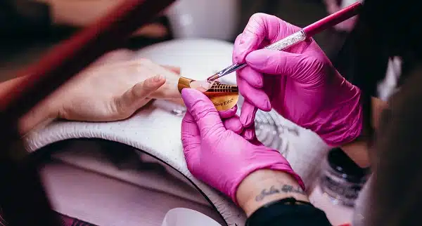 Doing manicure helps to stop biting your nails