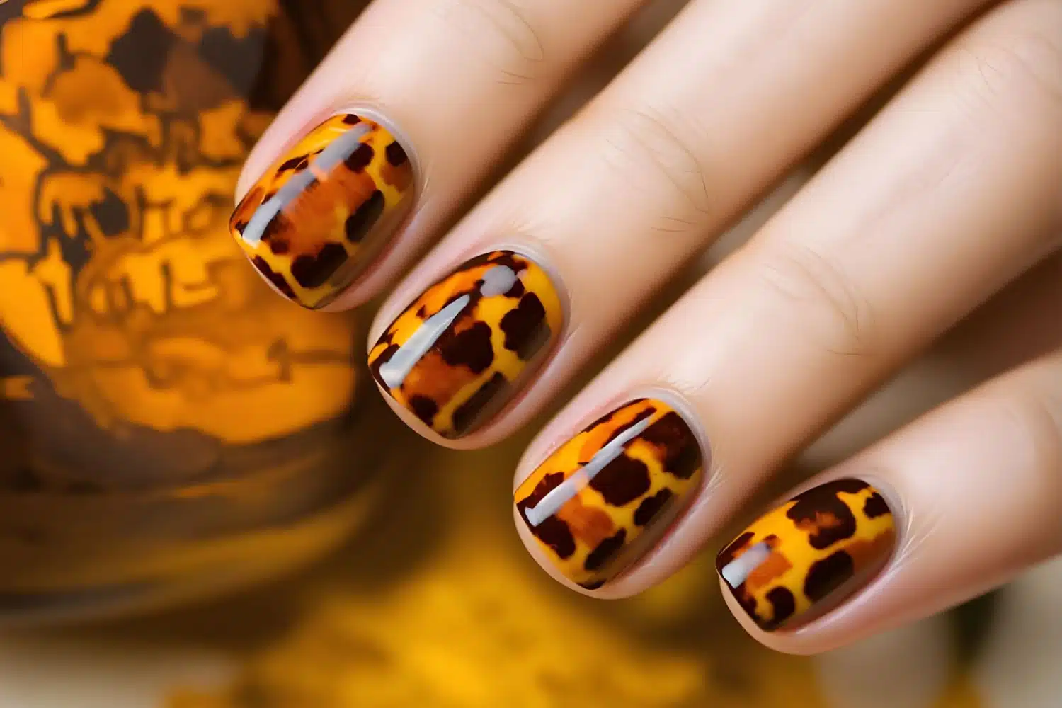 Tortoiseshell Nails