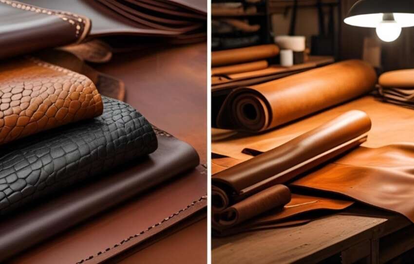 types of leather