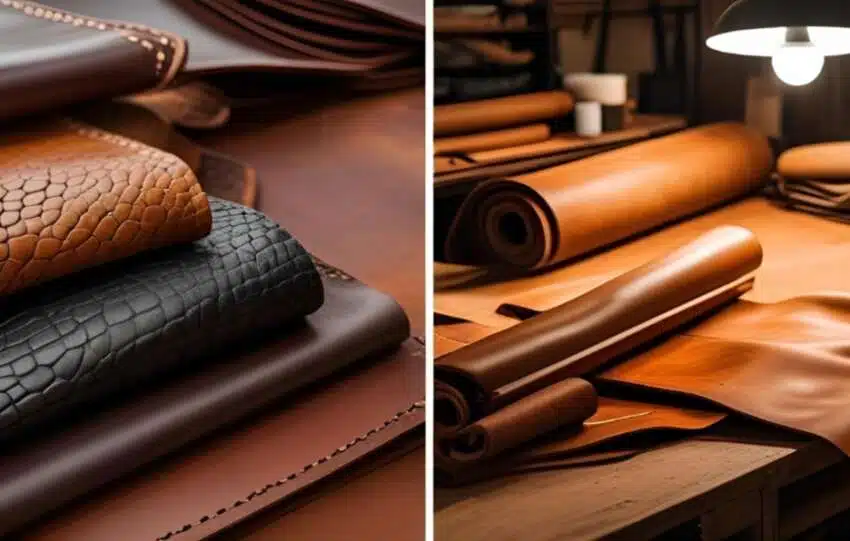 types of leather