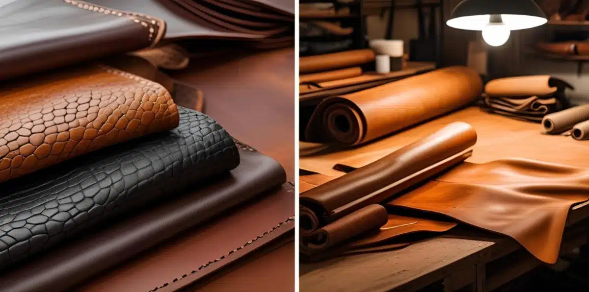 types of leather