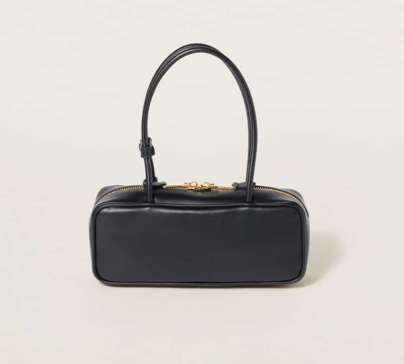 Miu Miu Beau Leather Bag (East-West Silhouette)