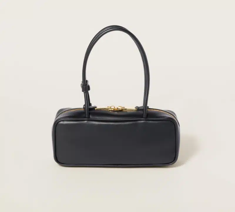 Miu Miu Beau Leather Bag (East-West Silhouette)