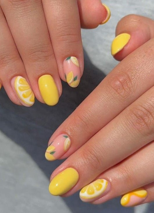 Trendy Summer Fruity Nails