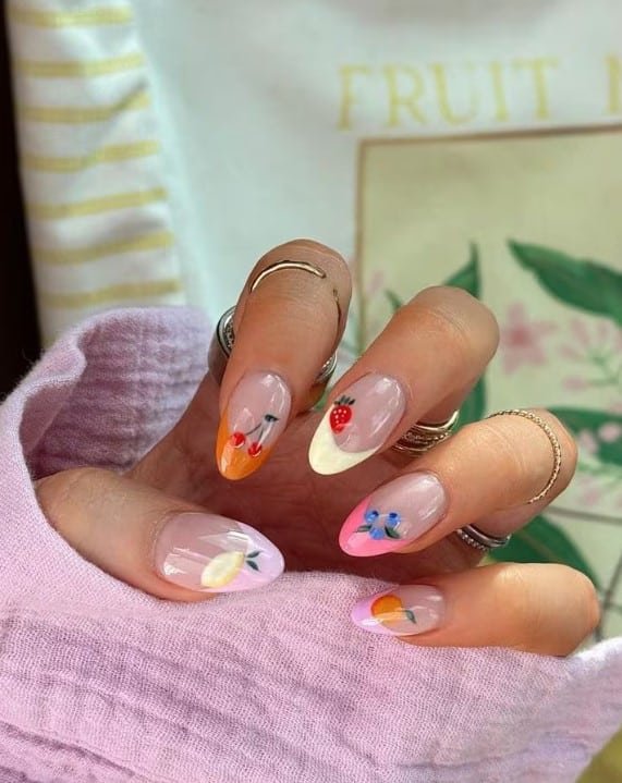 Trendy Fruity Nails