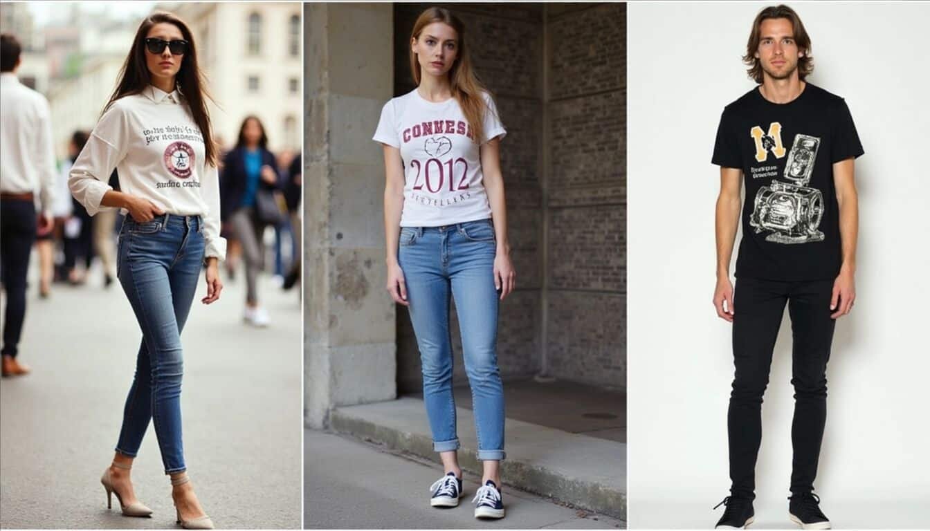 Skinny Jeans and Graphic Tees: The Late Aughts Shift