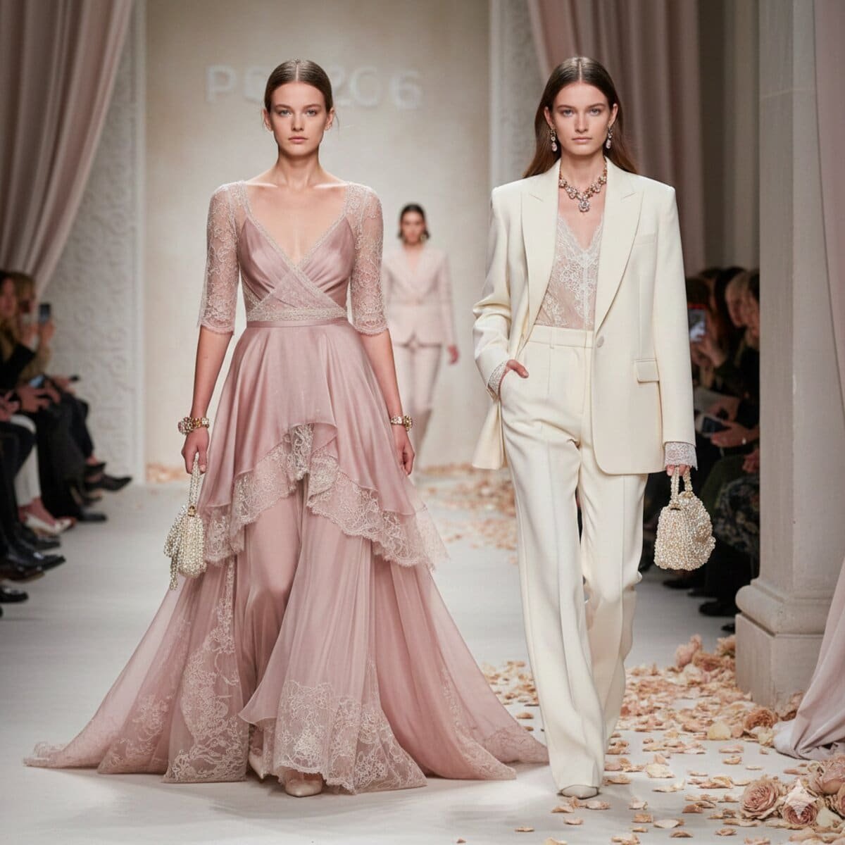 Vintage Pinks and "Cloud Dancer"