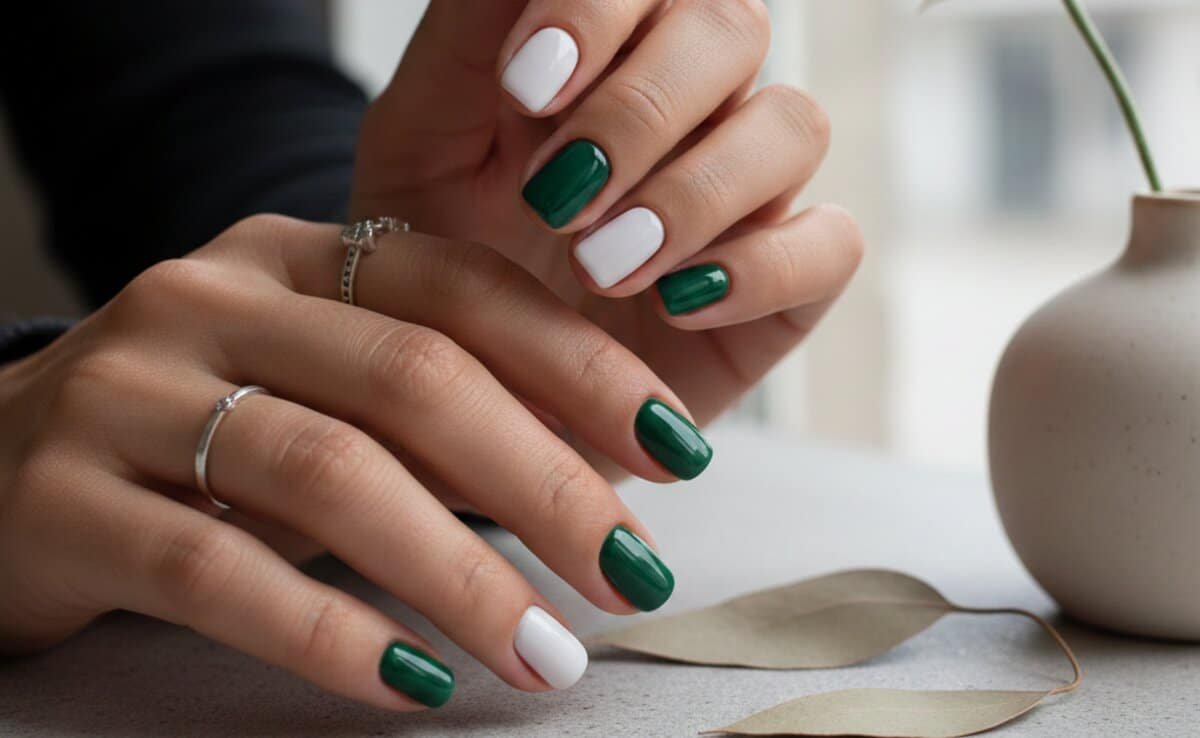 two color nail polish trend